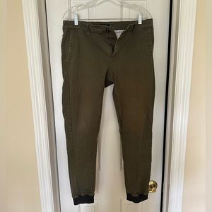 Men’s jogger pants cargo green size 32